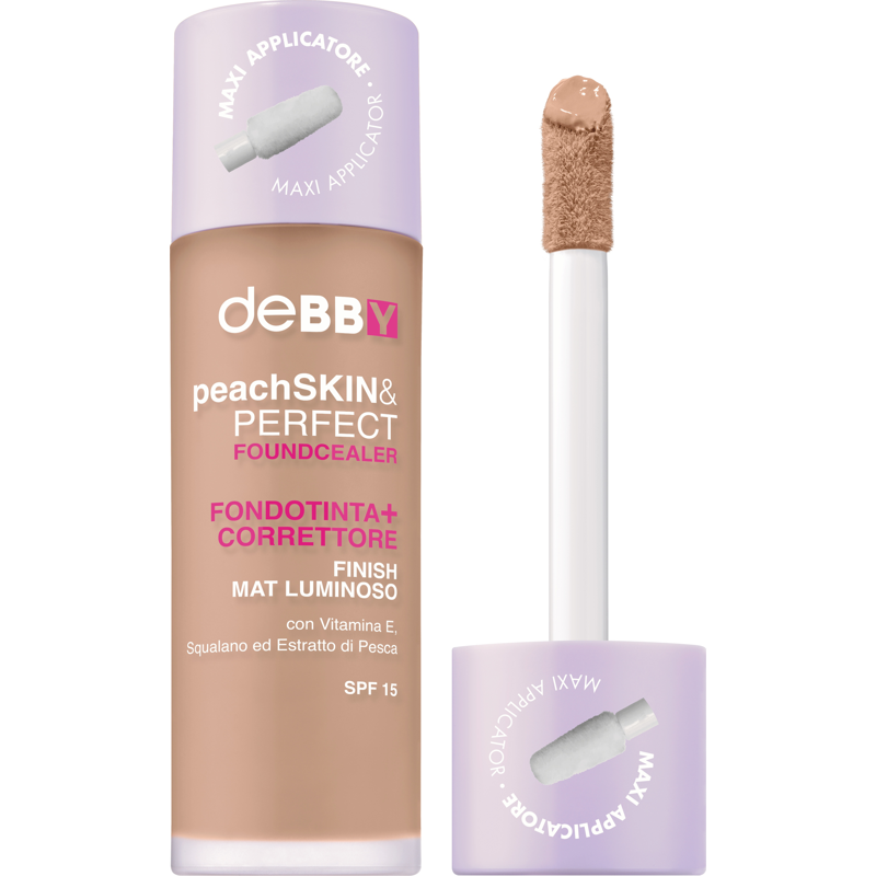 Debby - Foundcealer fondotinta con correttore N.04 Miele