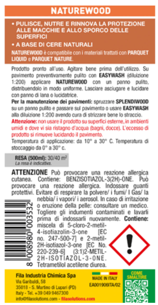 NATUREWOOD ECO CERA RIGENERANTE