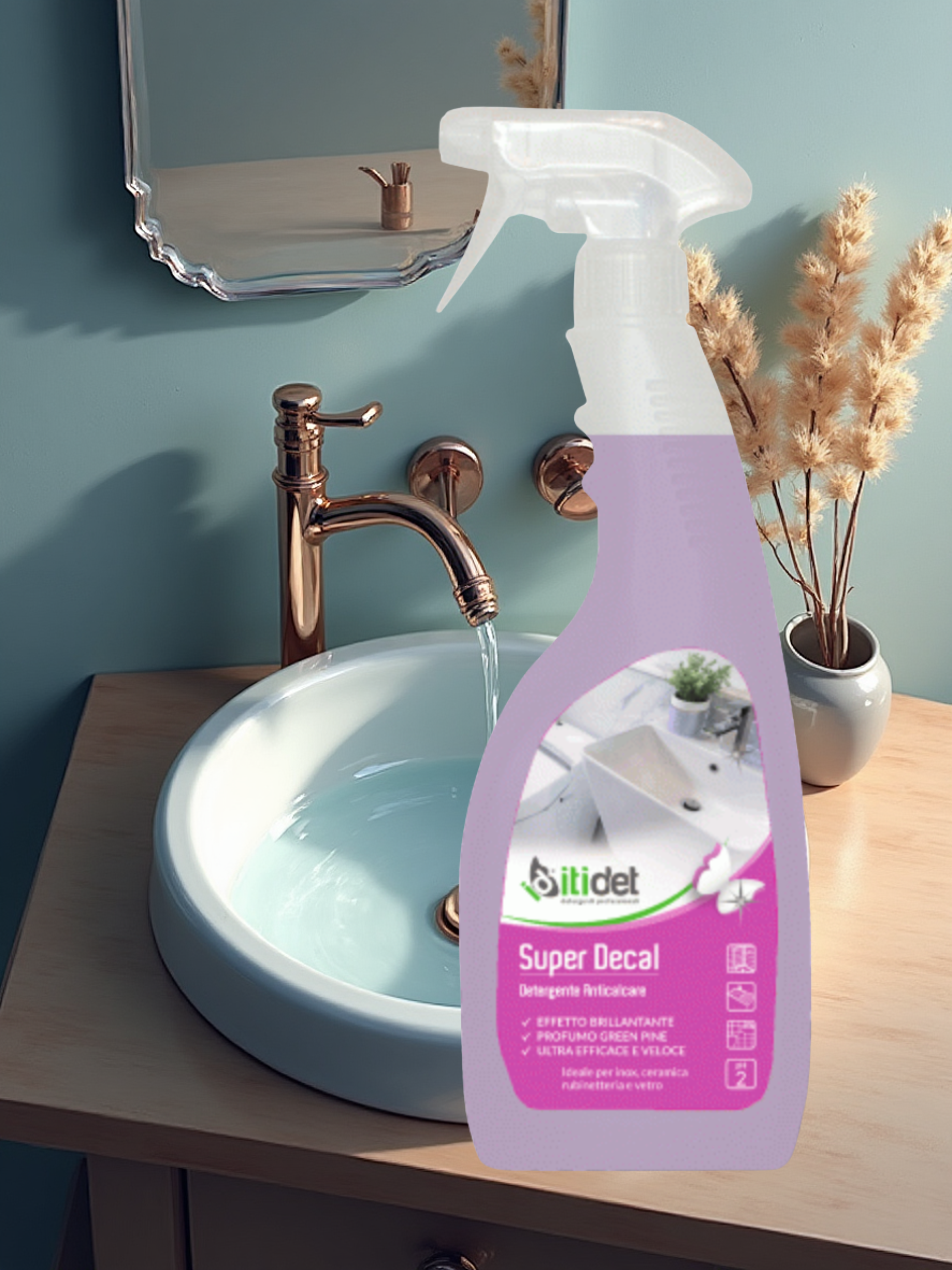 Itidet Super Decal, detergente anticalcare, 750ml