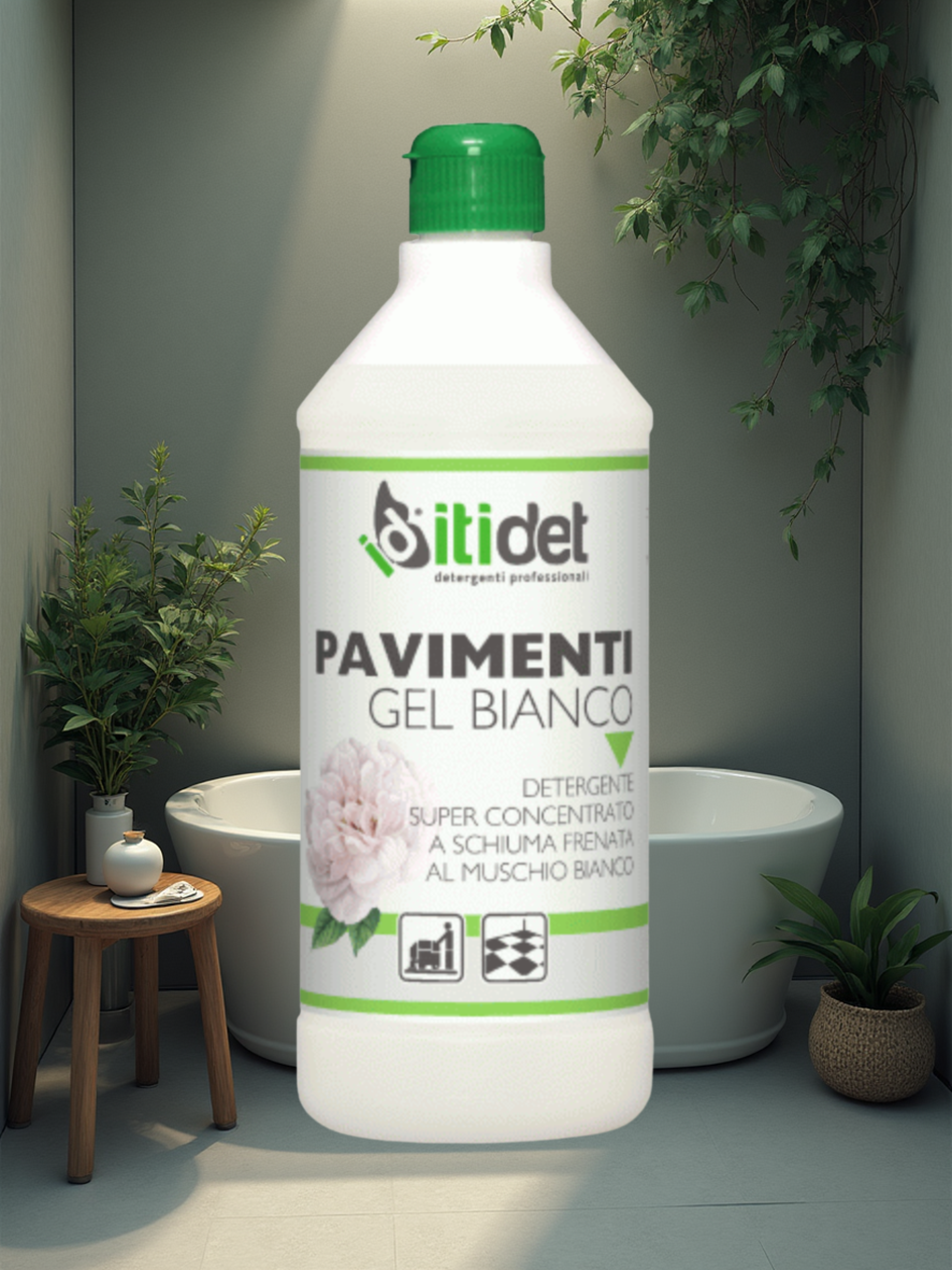 Itidet Gel Pavimenti Bianco, 750ml