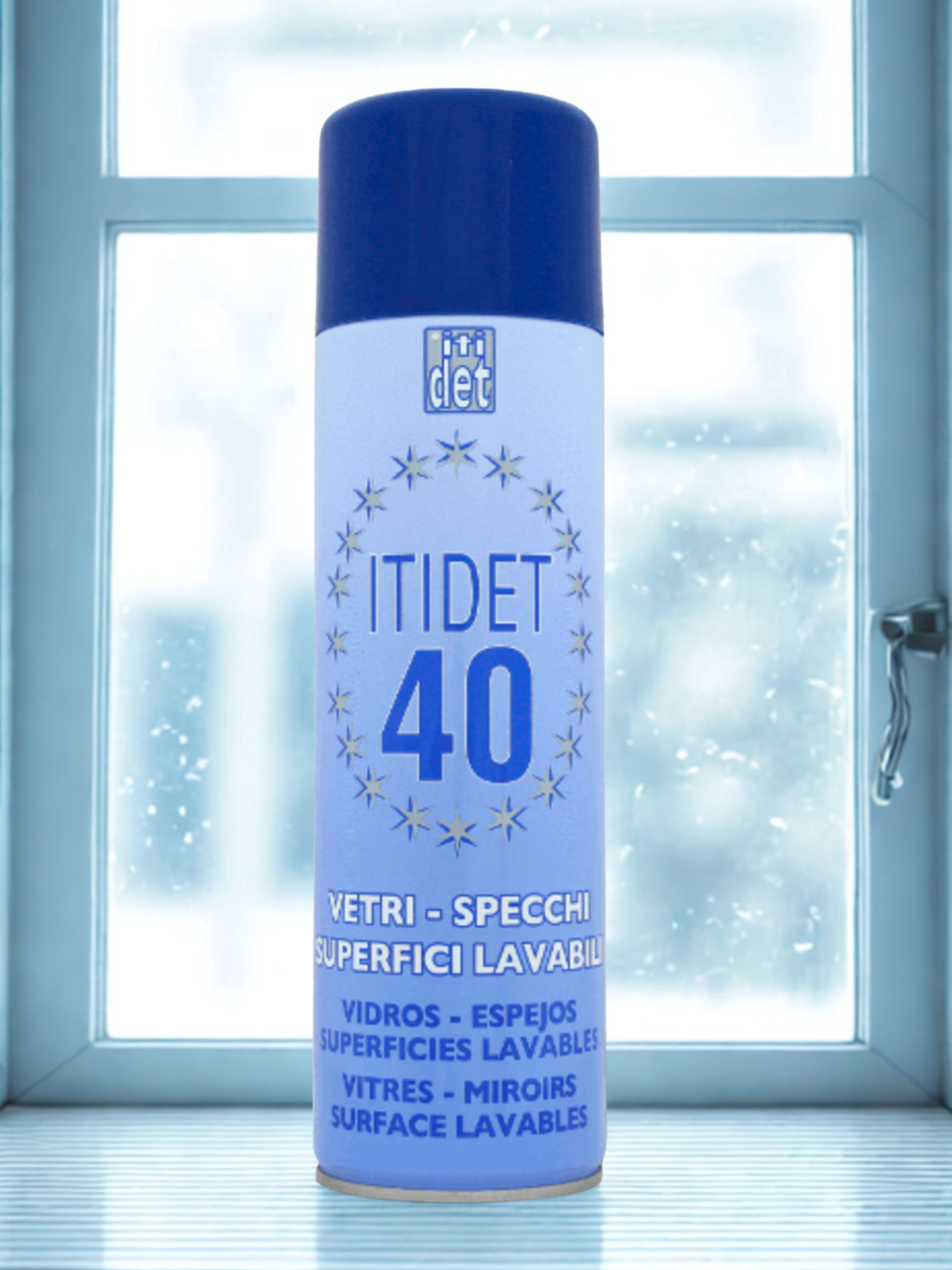 Itidet 40, detergente per vetri e specchi, 500ml