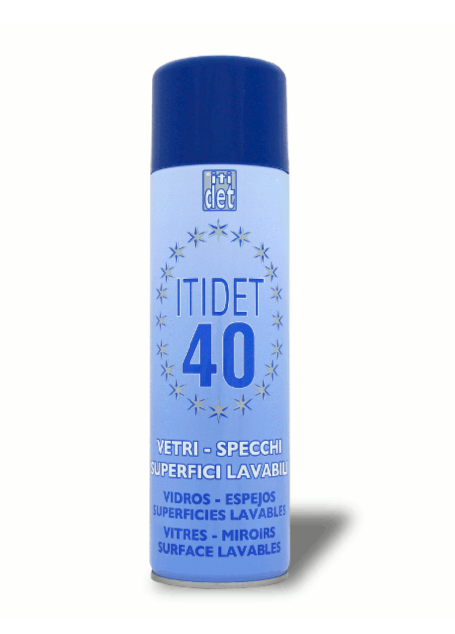 Itidet 40, detergente per vetri e specchi, 500ml