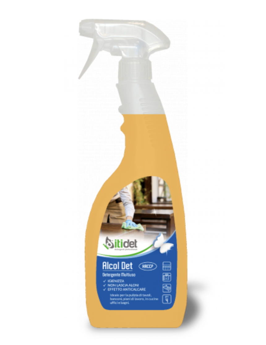 Itidet Alcol Det, 750ml, idoneo HACCP