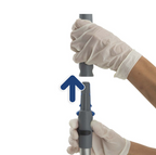 CLARUS-W MASTER - supporto per vello snodato in alluminio con filetto italiano, Filmop, diverse misure