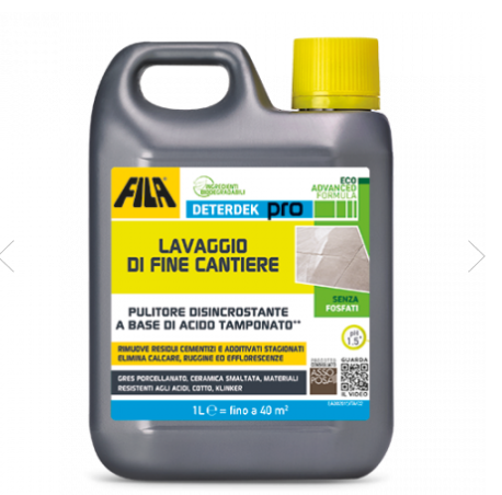 Fila Detertek pro, lavaggio di fine cantiere, 1lt