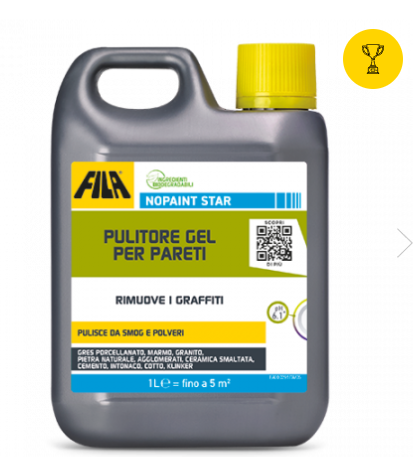 Fila Nopaint Star, 1lt, pulitore gel per pareti, 1lt