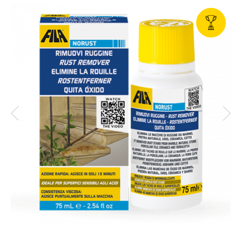 Fila Norust 75ml, smacchiatore rimuovi ruggine
