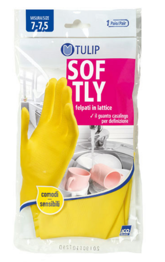 Tulip - Softly guanti felpati in lattice, 1 paio