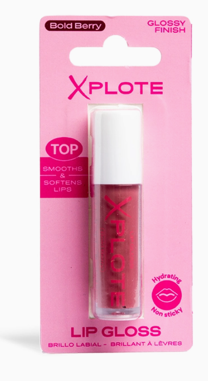 Xplote - Lip Gloss effetto brillante alla bacca intensa