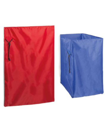 Sacco tela plastificata blu