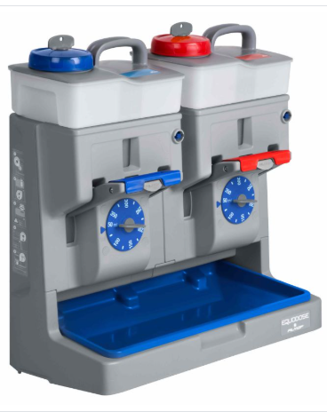 EQUODOSE - dosatore doppio per impregnazione al momento, con due taniche da 6 lt