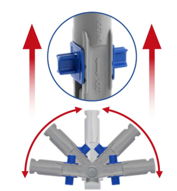 Filmop Telaio in alluminio con sistema a strappo Uni-Connect