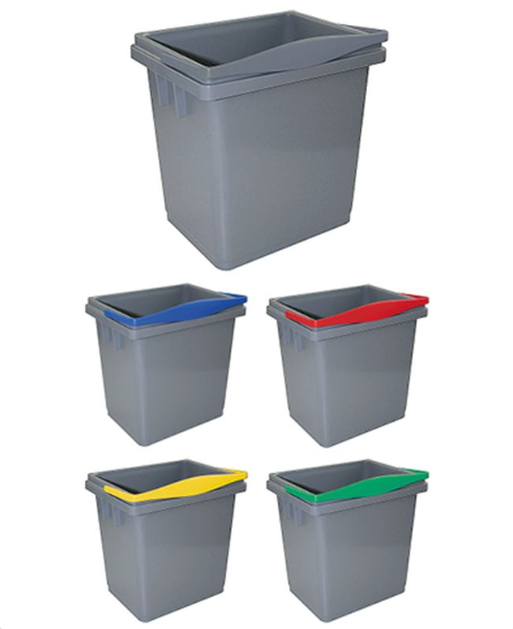 Secchio 4 lt con manico ad incasso