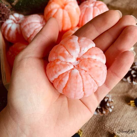 Sapone a forma di mandarino sbucciato